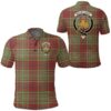 Clothing - Macgillivray Hunting Ancient Clan Tartan Crest Polo Shirt A7