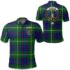 Clothing - Macintyre Hunting Modern Clan Tartan Crest Polo Shirt A7