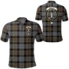 Clothing - Mackay Weathered Clan Tartan Crest Polo Shirt A7