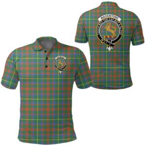 Clothing - Mackintosh Hunting Ancient Clan Tartan Crest Polo Shirt A7
