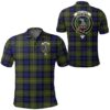 Clothing - Maclaren Modern Clan Tartan Crest Polo Shirt A7