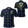 Clothing - Macleod Of Harris Modern Clan Tartan Crest Polo Shirt A7