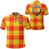 Clothing - Macmillan Clan Clan Tartan Crest Polo Shirt A7