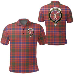 Clothing - Macrae Ancient Clan Tartan Crest Polo Shirt A7