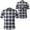 Clothing - Macrae Dress Modern Clan Tartan Crest Polo Shirt A7