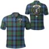 Clothing - Macrae Hunting Ancient Clan Tartan Crest Polo Shirt A7