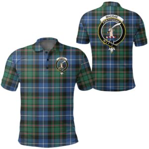 Clothing - Macrae Hunting Ancient Clan Tartan Crest Polo Shirt A7