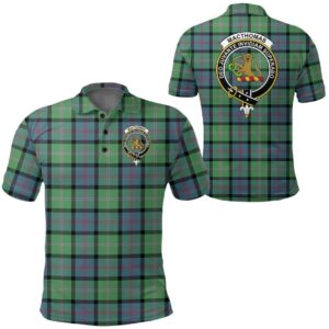 Clothing - Macthomas Ancient Clan Tartan Crest Polo Shirt A7