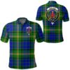 Clothing - Maitland Clan Tartan Crest Polo Shirt A7