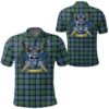 Clothing - Malcolm Ancient Tartan Polo Shirt Celtic Scottish Warrior - Golf Shirt A7