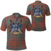 Clothing - Matheson Ancient Tartan Polo Shirt Celtic Scottish Warrior - Golf Shirt A7