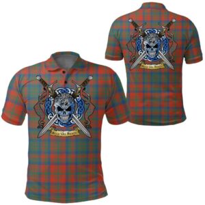 Clothing - Matheson Ancient Tartan Polo Shirt Celtic Scottish Warrior - Golf Shirt A7