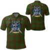 Clothing - Maxwell Hunting Tartan Polo Shirt Celtic Scottish Warrior - Golf Shirt A7