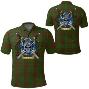 Clothing - Maxwell Hunting Tartan Polo Shirt Celtic Scottish Warrior - Golf Shirt A7