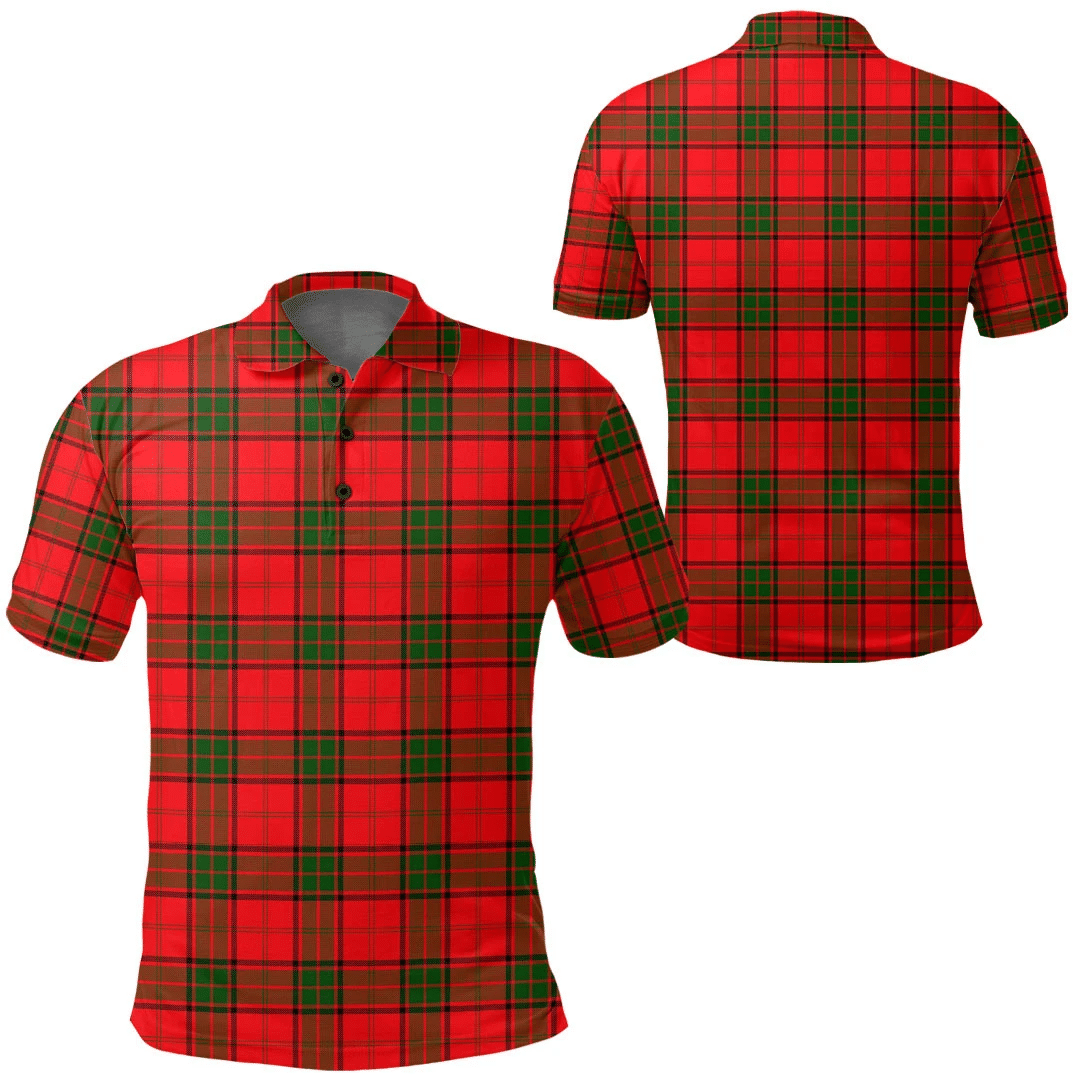 Clothing - Maxwell Modern Tartan Polo Shirt A7 Clothing - Maxwell Modern Tartan Polo Shirt A7