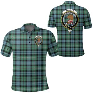 Clothing - Melville Clan Tartan Crest Polo Shirt A7