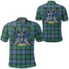 Clothing - Morrison Ancient Tartan Polo Shirt Celtic Scottish Warrior - Golf Shirt A7