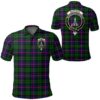 Clothing - Morrison Modern Clan Tartan Crest Polo Shirt A7