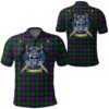 Clothing - Morrison Modern Tartan Polo Shirt Celtic Scottish Warrior - Golf Shirt A7