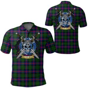 Clothing - Morrison Modern Tartan Polo Shirt Celtic Scottish Warrior - Golf Shirt A7