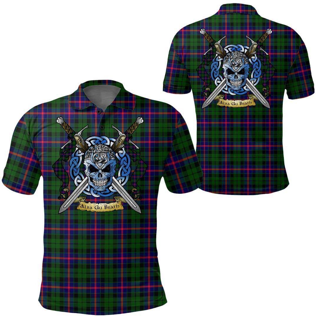 Clothing - Morrison Modern Tartan Polo Shirt Celtic Scottish Warrior - Golf Shirt A7 Clothing - Morrison Modern Tartan Polo Shirt Celtic Scottish Warrior - Golf Shirt A7