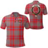 Clothing - Moubray Clan Tartan Crest Polo Shirt A7
