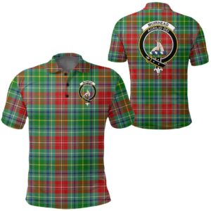 Clothing - Muirhead Clan Tartan Crest Polo Shirt A7