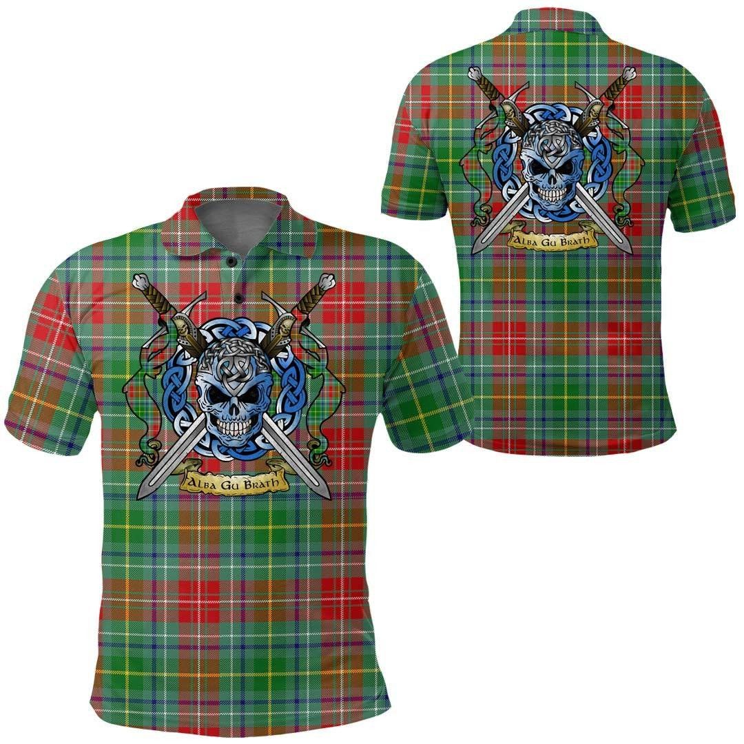 Clothing - Muirhead Tartan Polo Shirt Celtic Scottish Warrior - Golf Shirt A7 Clothing - Muirhead Tartan Polo Shirt Celtic Scottish Warrior - Golf Shirt A7