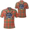 Clothing - Munro Ancient Tartan Polo Shirt Celtic Scottish Warrior - Golf Shirt A7