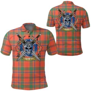 Clothing - Munro Ancient Tartan Polo Shirt Celtic Scottish Warrior - Golf Shirt A7
