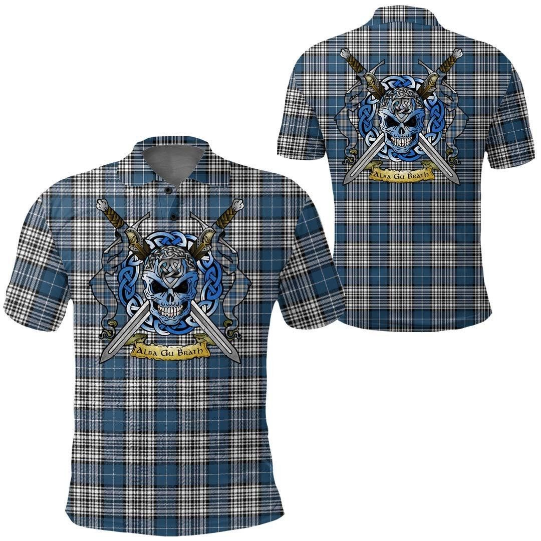 Clothing - Napier Modern Tartan Polo Shirt Celtic Scottish Warrior - Golf Shirt A7 Clothing - Napier Modern Tartan Polo Shirt Celtic Scottish Warrior - Golf Shirt A7