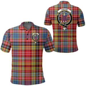 Clothing - Ogilvie Clan Tartan Crest Polo Shirt A7