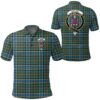 Clothing - Ogilvie Hunting Modern Clan Tartan Crest Polo Shirt A7
