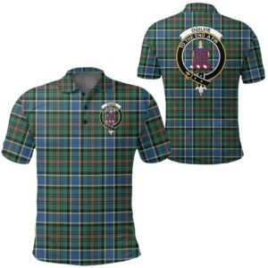 Clothing - Ogilvie Hunting Modern Clan Tartan Crest Polo Shirt A7
