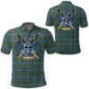 Clothing - Ogilvie Hunting Modern Tartan Polo Shirt Celtic Scottish Warrior - Golf Shirt A7