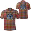 Clothing - Ogilvie Tartan Polo Shirt Celtic Scottish Warrior - Golf Shirt A7