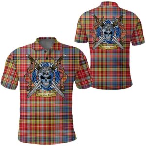 Clothing - Ogilvie Tartan Polo Shirt Celtic Scottish Warrior - Golf Shirt A7