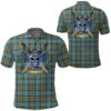 Clothing - Paisley District Tartan Polo Shirt Celtic Scottish Warrior - Golf Shirt A7