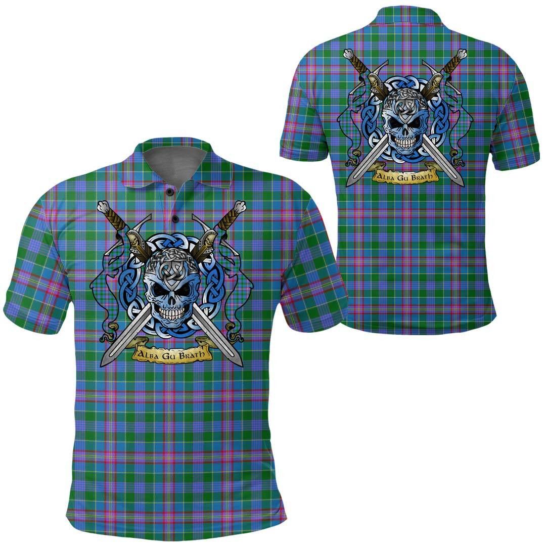 Clothing - Pitcairn Hunting Tartan Polo Shirt Celtic Scottish Warrior - Golf Shirt A7 Clothing - Pitcairn Hunting Tartan Polo Shirt Celtic Scottish Warrior - Golf Shirt A7