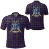 Clothing - Pride of Scotland Tartan Polo Shirt Celtic Scottish Warrior - Golf Shirt A7