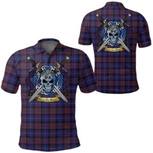 Clothing - Pride of Scotland Tartan Polo Shirt Celtic Scottish Warrior - Golf Shirt A7