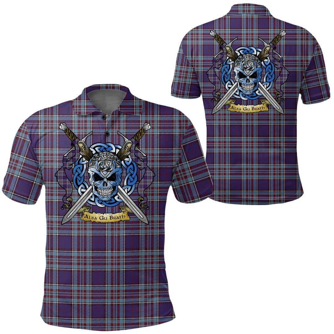 Clothing - RCAF Tartan Polo Shirt Celtic Scottish Warrior - Golf Shirt A7 Clothing - RCAF Tartan Polo Shirt Celtic Scottish Warrior - Golf Shirt A7