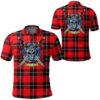 Clothing - Ramsay Modern Tartan Polo Shirt Celtic Scottish Warrior - Golf Shirt A7