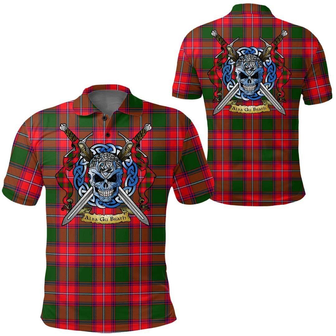 Clothing - Rattray Modern Tartan Polo Shirt Celtic Scottish Warrior - Golf Shirt A7 Clothing - Rattray Modern Tartan Polo Shirt Celtic Scottish Warrior - Golf Shirt A7