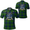 Clothing - Rollo Modern Tartan Polo Shirt Celtic Scottish Warrior - Golf Shirt A7