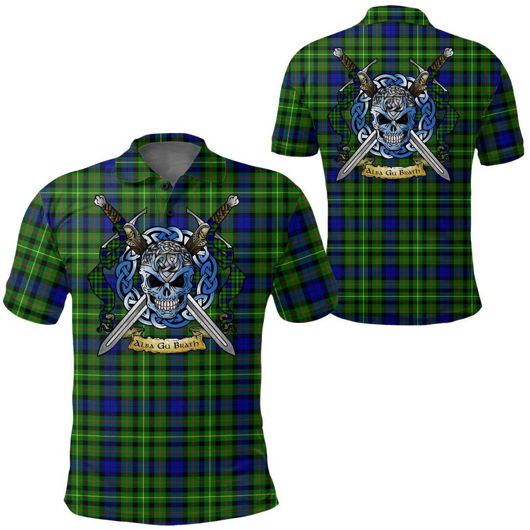 Clothing - Rollo Modern Tartan Polo Shirt Celtic Scottish Warrior - Golf Shirt A7 Clothing - Rollo Modern Tartan Polo Shirt Celtic Scottish Warrior - Golf Shirt A7