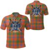 Clothing - Ross Ancient Tartan Polo Shirt Celtic Scottish Warrior - Golf Shirt A7