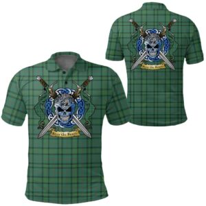 Clothing - Ross Hunting Ancient Tartan Polo Shirt Celtic Scottish Warrior - Golf Shirt A7