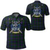 Clothing - Russell Modern Tartan Polo Shirt Celtic Scottish Warrior - Golf Shirt A7