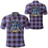 Clothing - Rutherford Tartan Polo Shirt Celtic Scottish Warrior - Golf Shirt A7